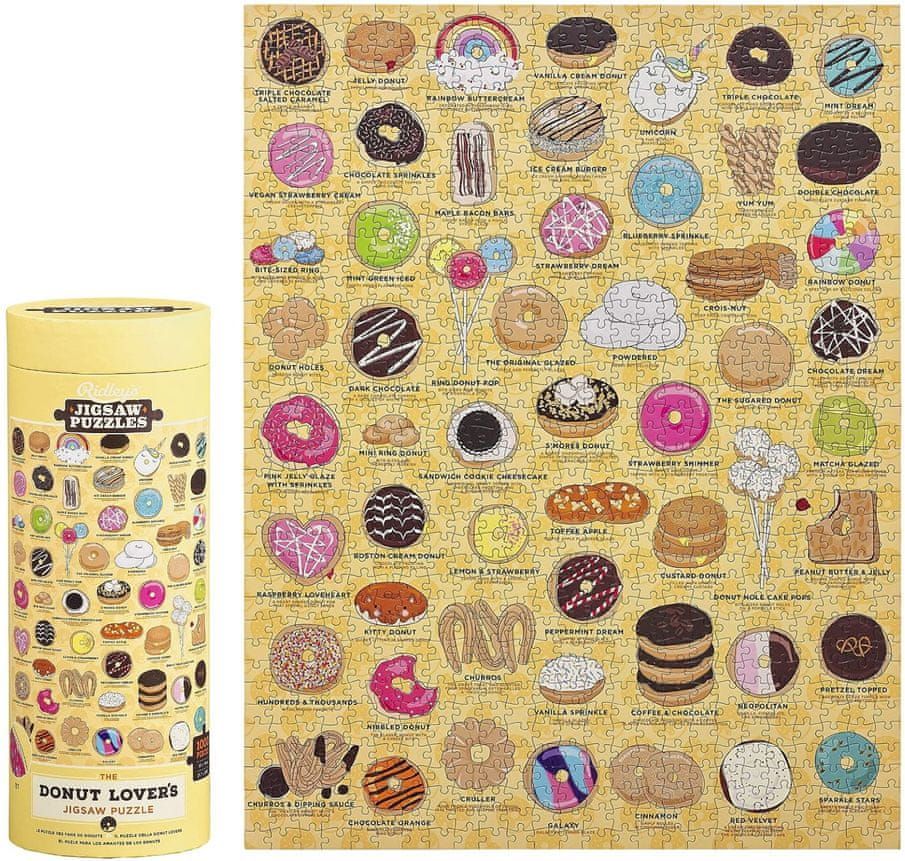 Ridley's games Puzzle Pro milovníky sladkého pečiva 1000 dílků - obrázek 1