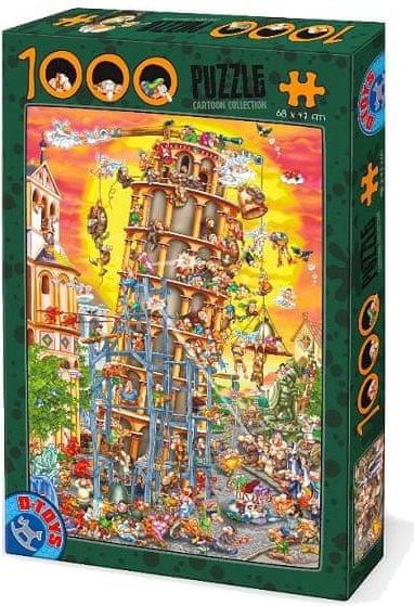 D-Toys Puzzle Šikmá věž v Pise 1000 dílků - obrázek 1