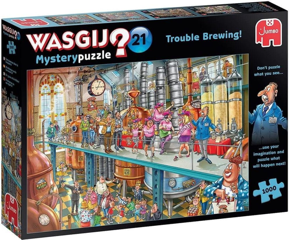 Jumbo Puzzle WASGIJ Mystery 21: Potíže se blíží! 1000 dílků - obrázek 1