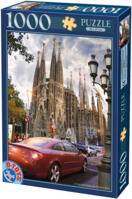 D-Toys Puzzle Sagrada Familia, Barcelona 1000 dílků - obrázek 1
