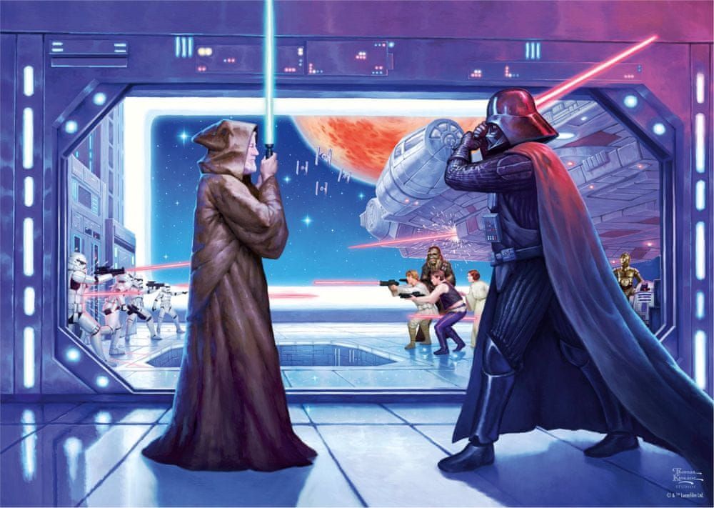 Schmidt Puzzle Star Wars: Obi-Wanův závěrečný souboj 1000 dílků - obrázek 1