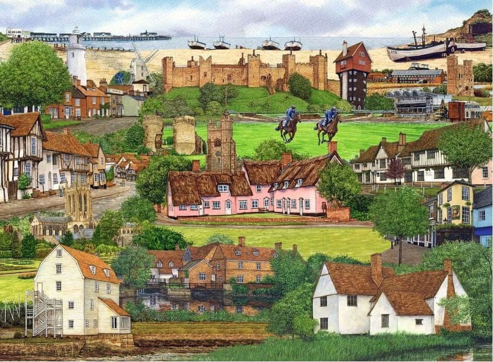 Ravensburger Puzzle Útěk do Suffolku 500 dílků - obrázek 1