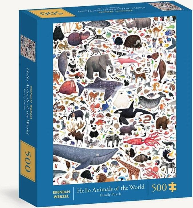 Chronicle Books Puzzle Ahoj zvířata celého světa 500 dílků - obrázek 1