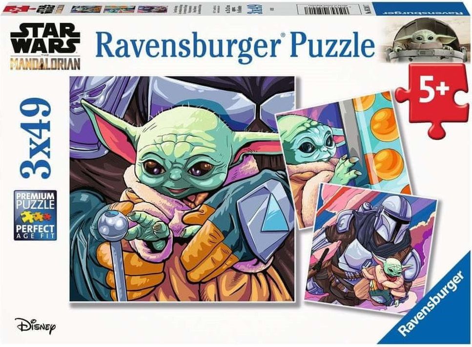 Ravensburger Puzzle Star Wars: Mandalorian 3x49 dílků - obrázek 1