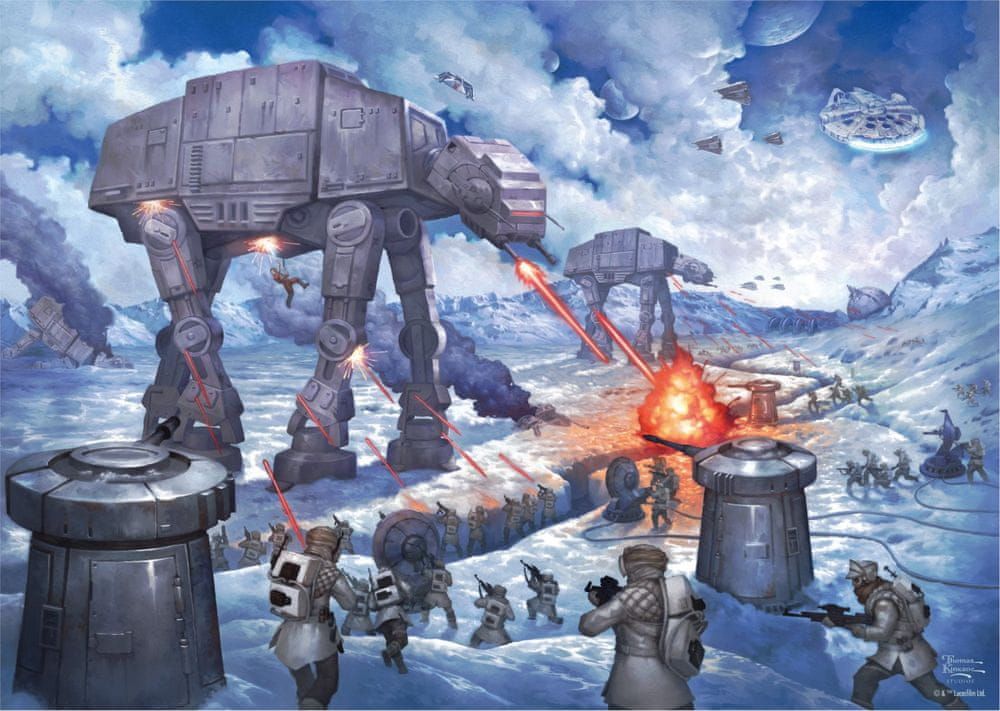 Schmidt Puzzle Star Wars: Bitva o planetu Hoth 1000 dílků - obrázek 1