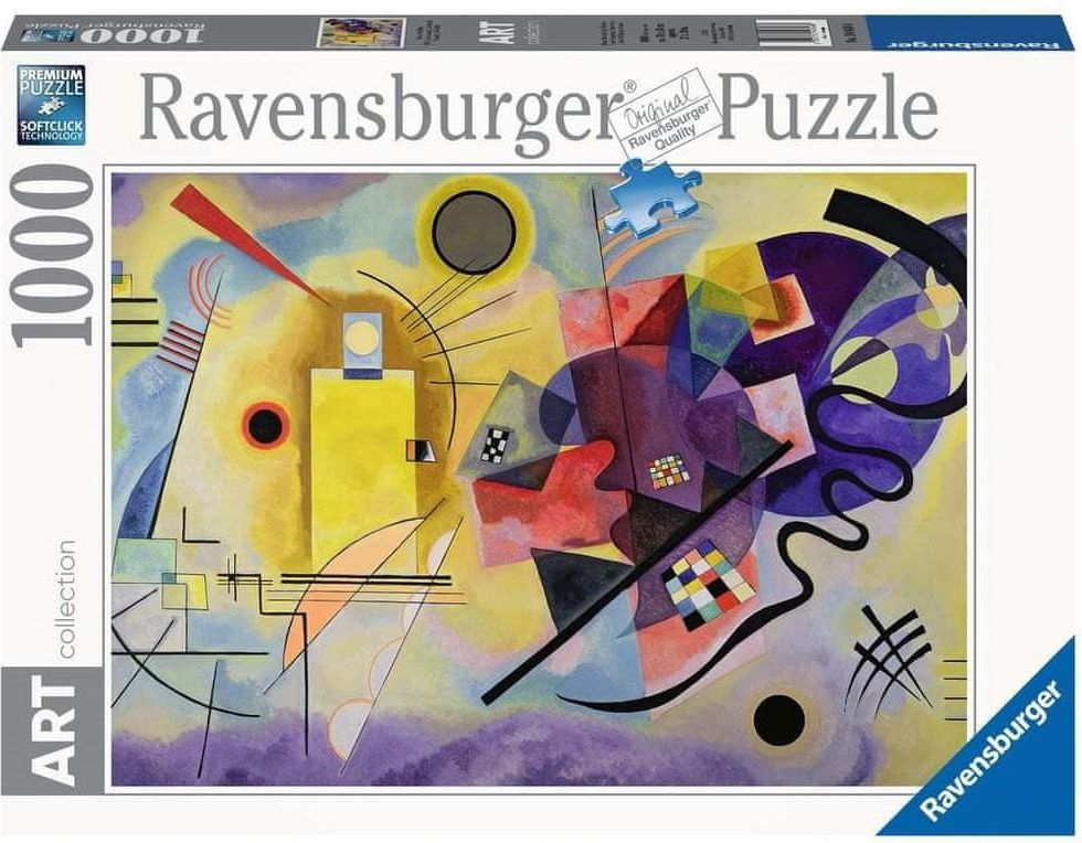 Ravensburger Puzzle Žlutá, červená, modrá 1000 dílků - obrázek 1