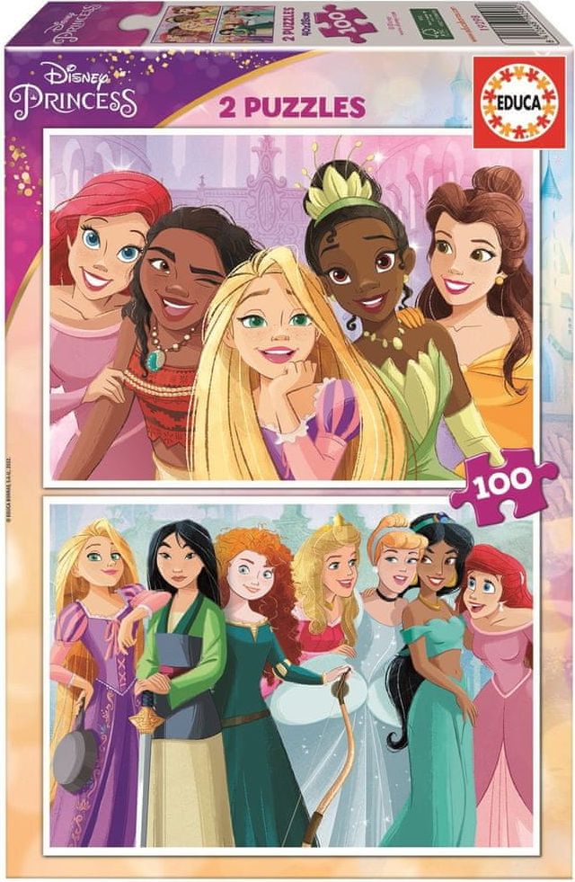 Educa Puzzle Disney princezny 2x100 dílků - obrázek 1