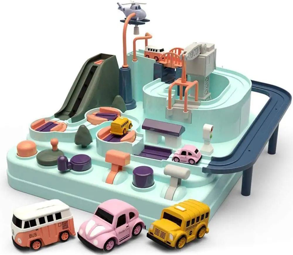 iMex Toys Zábavná naučná autodráha Great Adventure - obrázek 1
