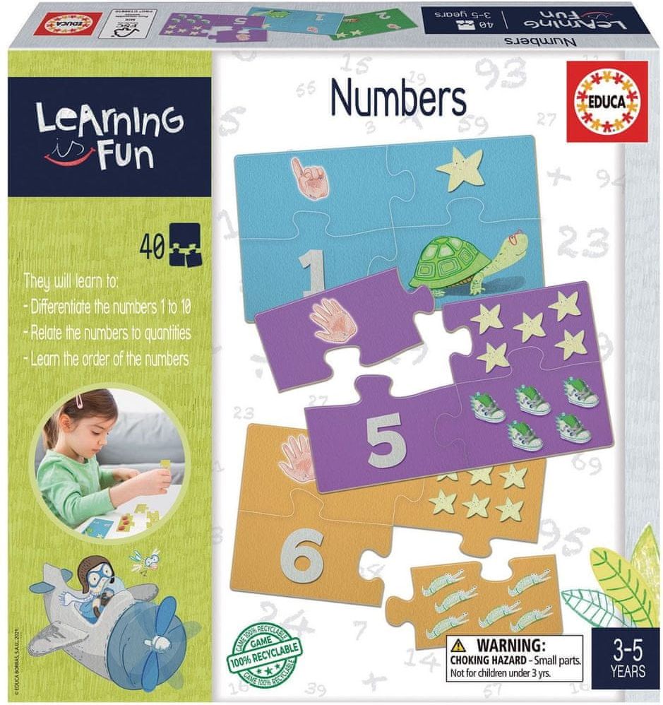 Educa Vzdělávací hra Learning is Fun: Čísla - obrázek 1