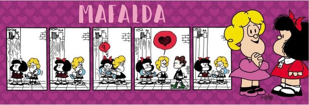 Clementoni Panoramatické puzzle Mafalda 1000 dílků - obrázek 1
