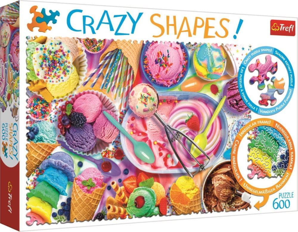 Trefl Crazy Shapes puzzle Sladké sny 600 dílků - obrázek 1