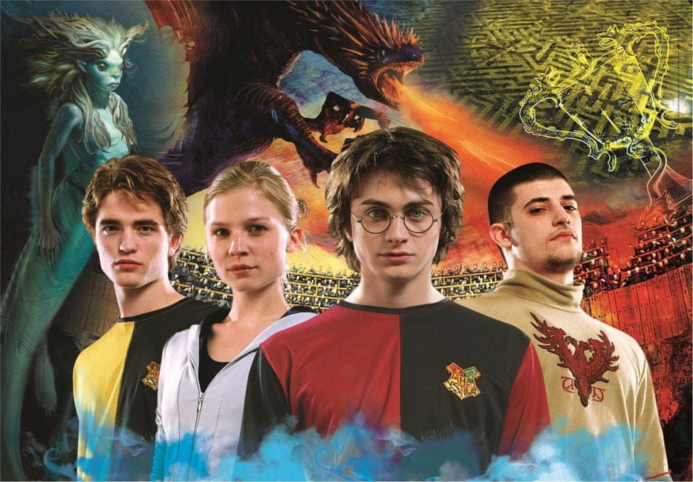 Clementoni Puzzle Harry Potter a Ohnivý pohár 1000 dílků - obrázek 1