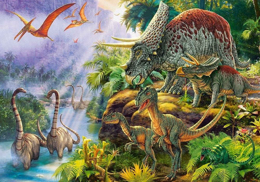 Castorland Puzzle Údolí dinosaurů 500 dílků - obrázek 1