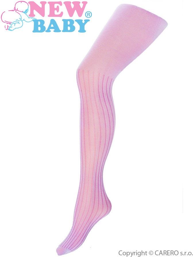 Punčocháče z viskózy New Baby fialové - 116 (5-6 let) - obrázek 1