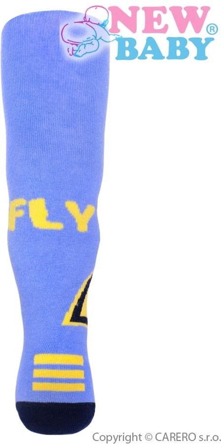 Bavlněné punčocháčky New Baby s ABS  modré letadlo fly&nbsp;-&nbsp;68 (4-6m) - obrázek 3