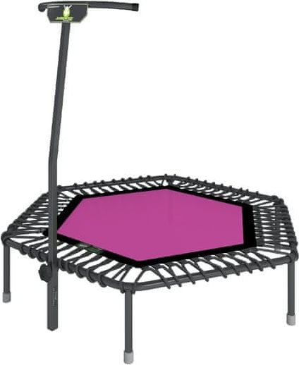 Jumping® Fitness Balíček "Stay home" s trampolínou STANDARD - O 136 cm Barva výpletu: Pink - obrázek 1