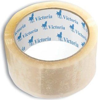 Victoria Balicí lepicí páska, transparentní, 50 mm x 60 m, 6 ks - obrázek 1