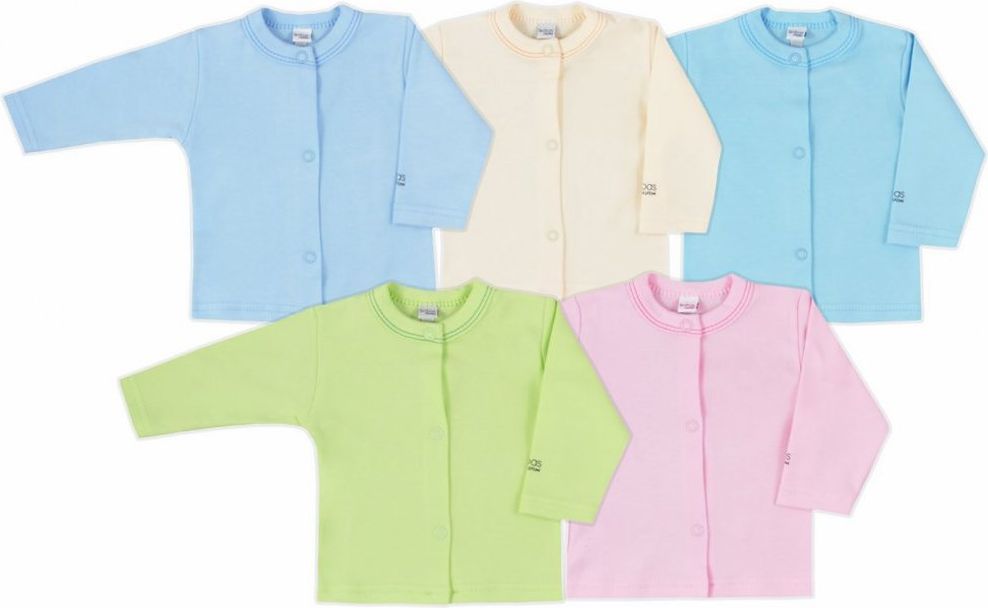 Kojenecký kabátek Bobas Fashion Mini Baby tyrkysový - 62 (3-6m) - obrázek 2