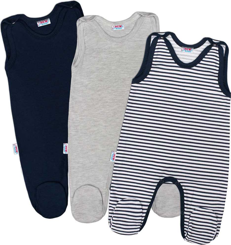 Kojenecké dupačky New Baby Classic II Kluk 3ks - 86 (12-18m) - obrázek 1