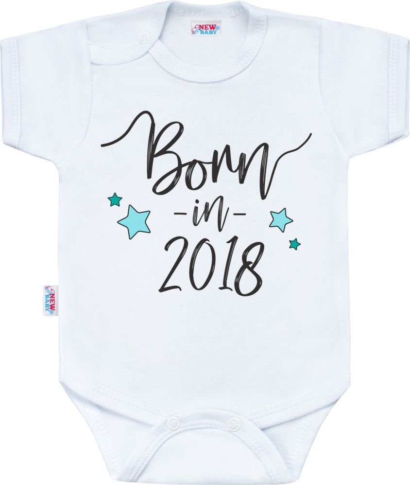 Body s potiskem New Baby Born in 2018&nbsp;-&nbsp;62 (3-6m) - obrázek 1