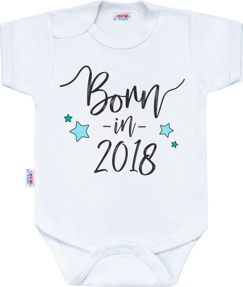 Body s potiskem New Baby Born in 2018 - 62 (3-6m) - obrázek 1