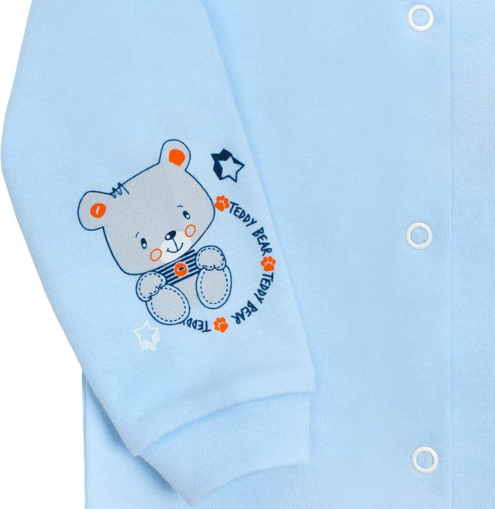Kojenecký kabátek New Baby teddy modrý&nbsp;-&nbsp;74 (6-9m) - obrázek 2