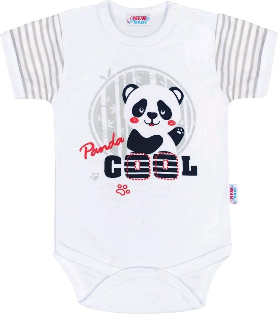 Kojenecké body s krátkým rukávem New Baby Panda&nbsp;-&nbsp;68 (4-6m) - obrázek 1