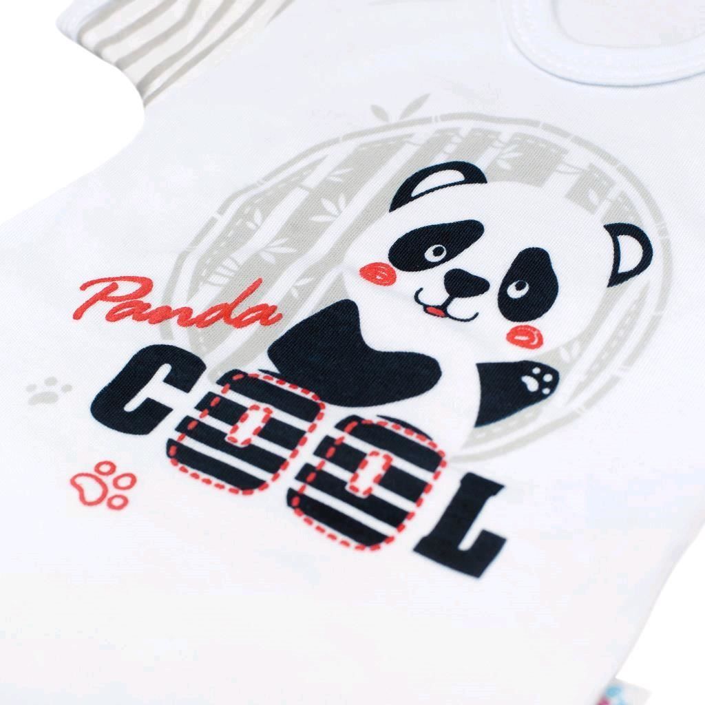 Kojenecké body s krátkým rukávem New Baby Panda&nbsp;-&nbsp;68 (4-6m) - obrázek 2