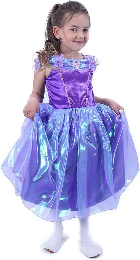 Rappa Dětský kostým fialová princezna (S) - obrázek 1