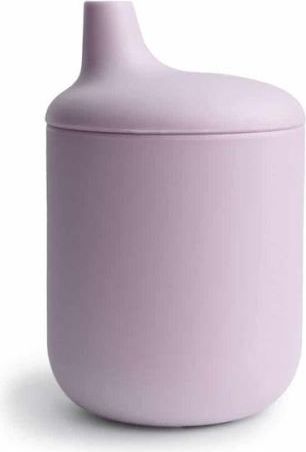 Mushie Silikonový hrneček - Soft Lilac - obrázek 1