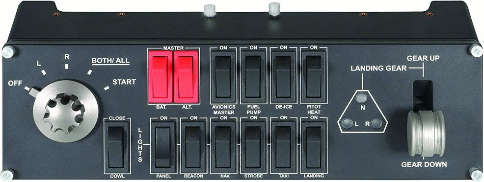 Logitech G Saitek PRO FLIGHT - Switch Panel (945-000012) - obrázek 1