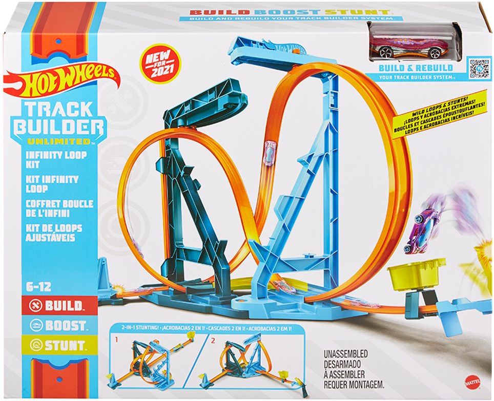 MATTEL HW TRACK BUILDER NEKONEČNÁ SMYČKA HERNÍ SET - obrázek 1