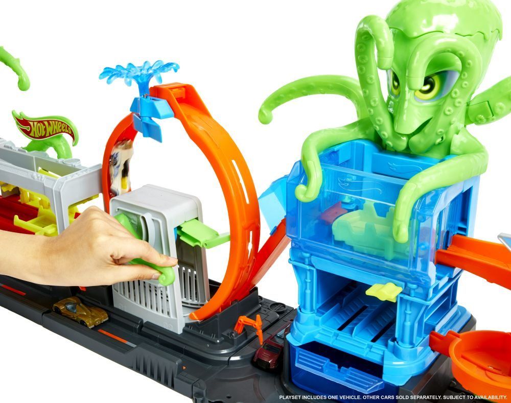 MATTEL HW CITY ULTIMÁTNÍ MYČKA S CHOBOTNICÍ - obrázek 6