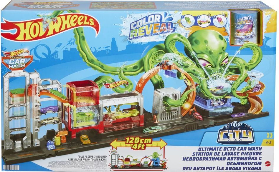 MATTEL HW CITY ULTIMÁTNÍ MYČKA S CHOBOTNICÍ - obrázek 9
