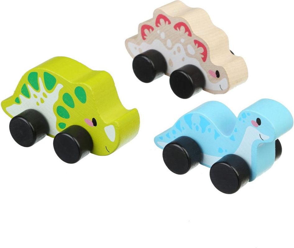 CUBIKA 15597 Veselí dinosauři - dřevěný set 3 díly - obrázek 1
