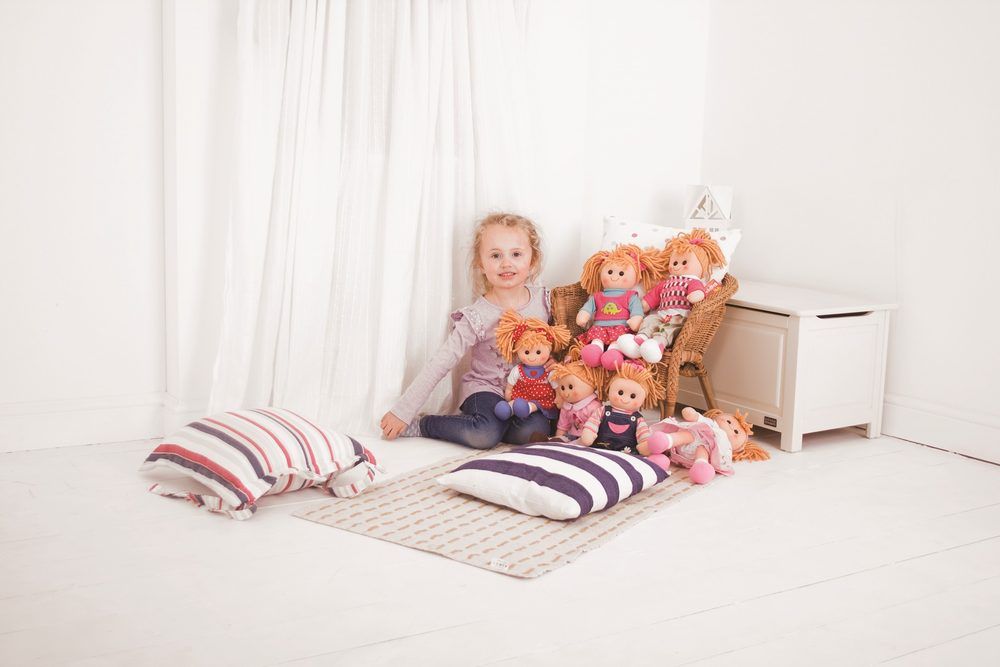Bigjigs Toys Růžové květinové šaty pro panenku 28 cm - obrázek 4