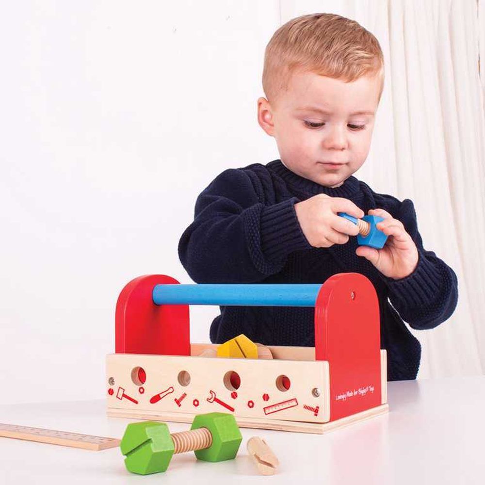 Bigjigs Toys Moje nářadí v přepravce - obrázek 2
