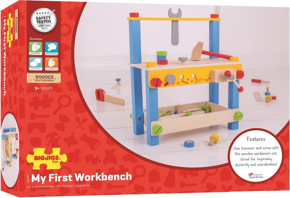 Bigjigs Toys Můj první pracovní stůl - obrázek 2