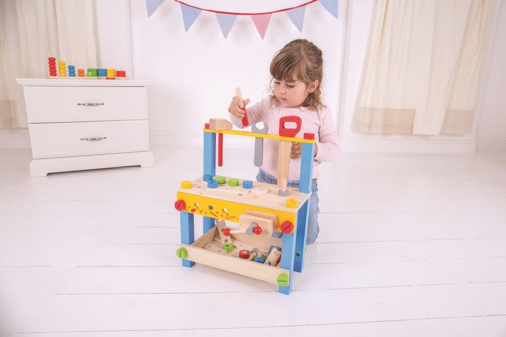 Bigjigs Toys Můj první pracovní stůl - obrázek 5