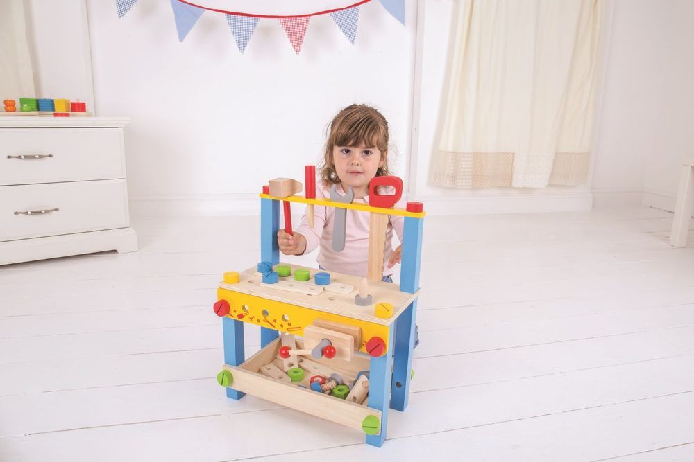 Bigjigs Toys Můj první pracovní stůl - obrázek 6
