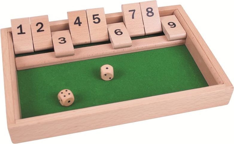 Bigjigs Toys Dřevěná stolní hra v kostky - obrázek 1