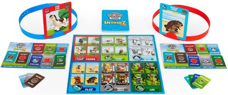 Spin Master SMG HEDBANZ PAW PATROL JUNIOR SPOL. HRA HÁDANEK CZ/SK - obrázek 3