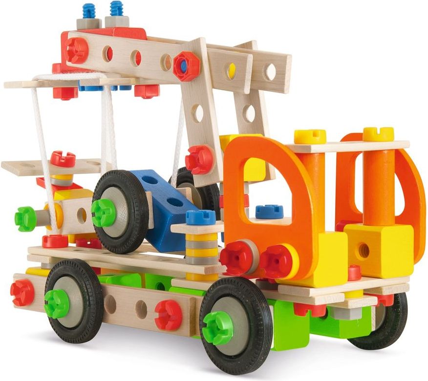 Simba Stavebnice Constructor 4 Autojeřáb, 170 dílů - obrázek 4