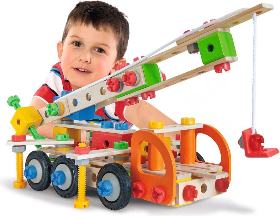 Simba Stavebnice Constructor 4 Autojeřáb, 170 dílů - obrázek 6