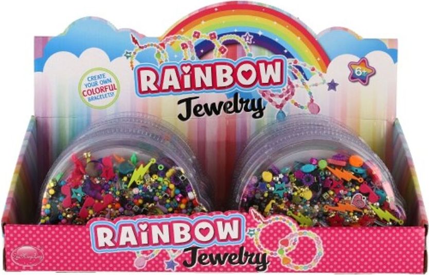 Teddies Korálky barevné plast v blistru 20x13cm 8ks v boxu - obrázek 2