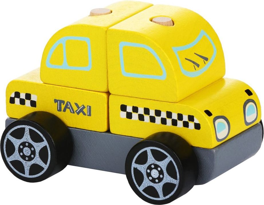 CUBIKA 13159 Taxi vůz - dřevěná skládačka 5 dílů - obrázek 1