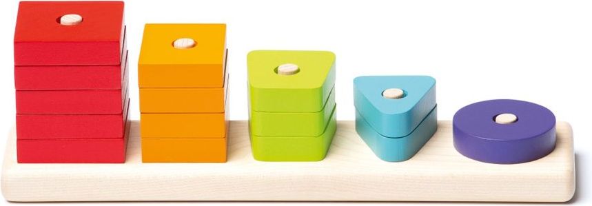 CUBIKA 15320 Třídíme tvary VI - dřevěná skládačka 16 dílů - obrázek 1