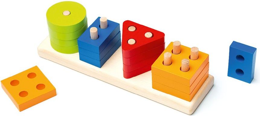 CUBIKA 15337 Třídíme tvary V - dřevěná skládačka 17 dílů - obrázek 4