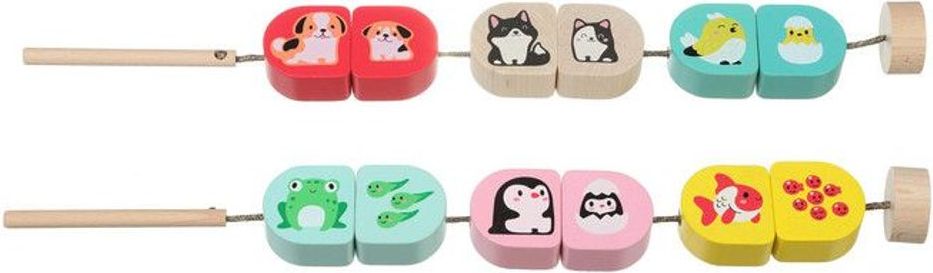 CUBIKA 15573 Naše maminky - navlékací set - 14 dřevěných dílů - obrázek 3