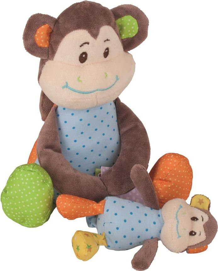 Bigjigs Toys Bigjigs Baby Textilní postavička opička Cheeky velká - obrázek 2